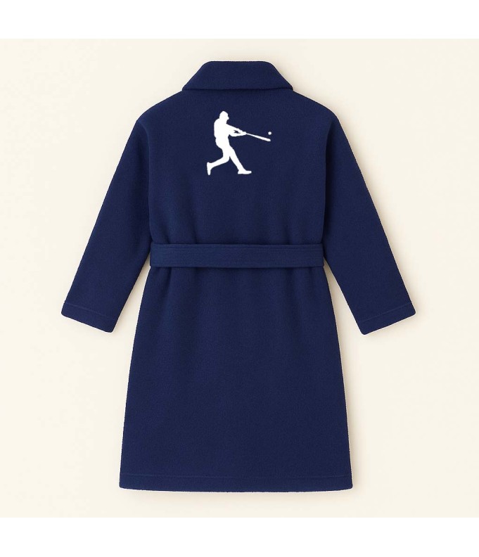 PEIGNOIR BRODÉ ADULTE PERSONNALISÉ DEVANT ET...