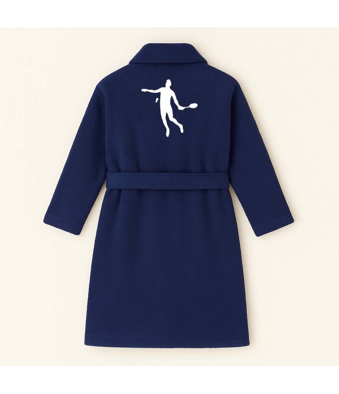 PEIGNOIR BRODÉ ADULTE PERSONNALISÉ DEVANT ET...