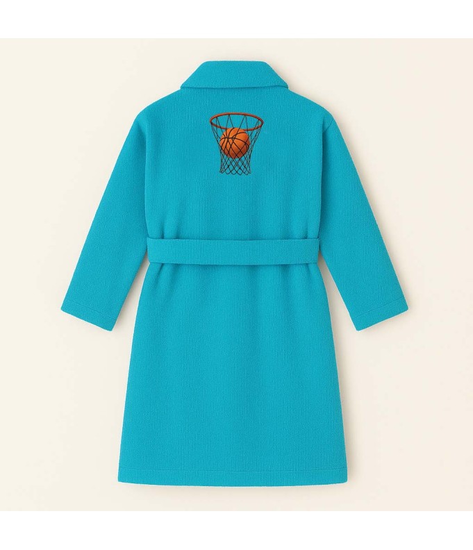 PEIGNOIR BRODÉ ADULTE PERSONNALISÉ DEVANT ET...