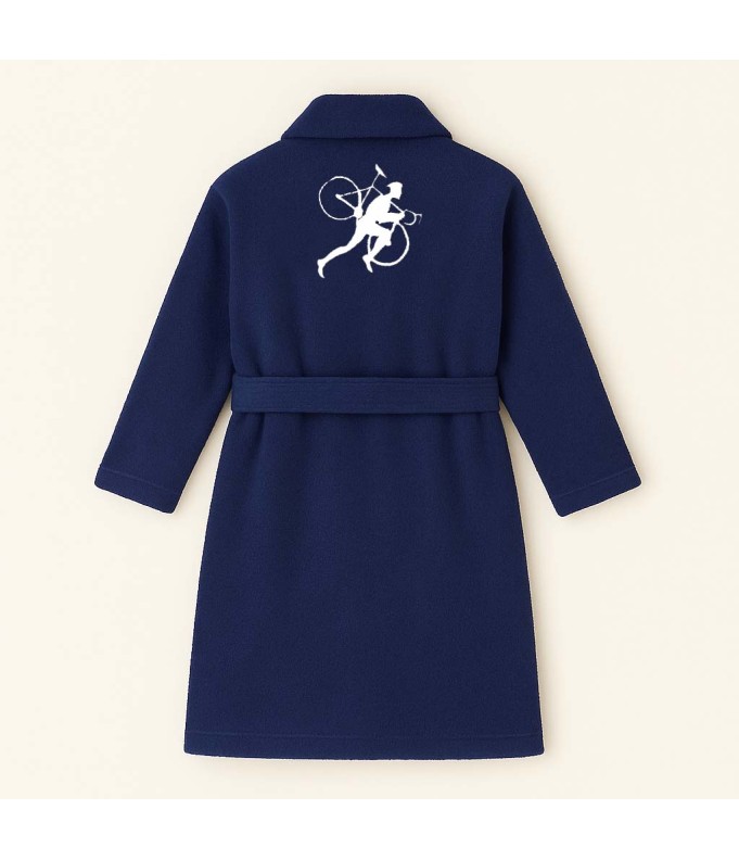 PEIGNOIR BRODÉ ADULTE PERSONNALISÉ DEVANT ET...