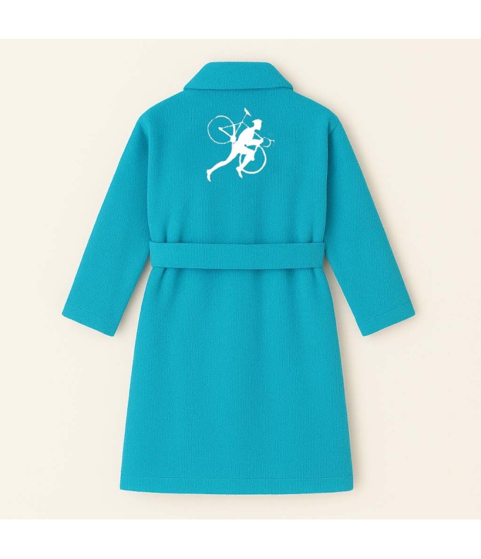 PEIGNOIR BRODÉ ADULTE PERSONNALISÉ DEVANT ET...