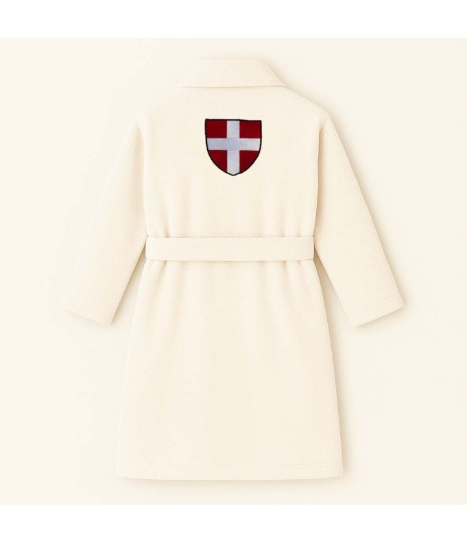 PEIGNOIR BRODÉ ADULTE PERSONNALISÉ DEVANT ET...