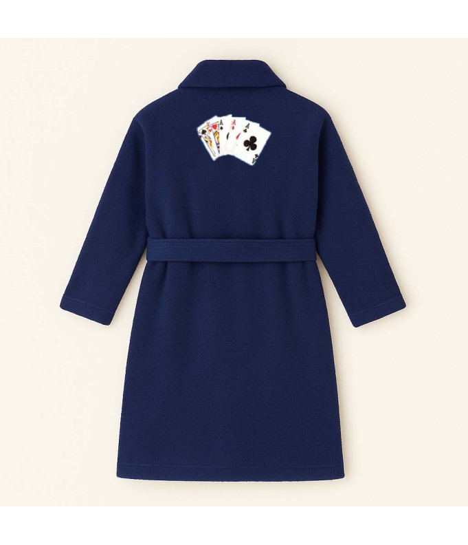 PEIGNOIR BRODÉ ADULTE PERSONNALISÉ DEVANT ET...