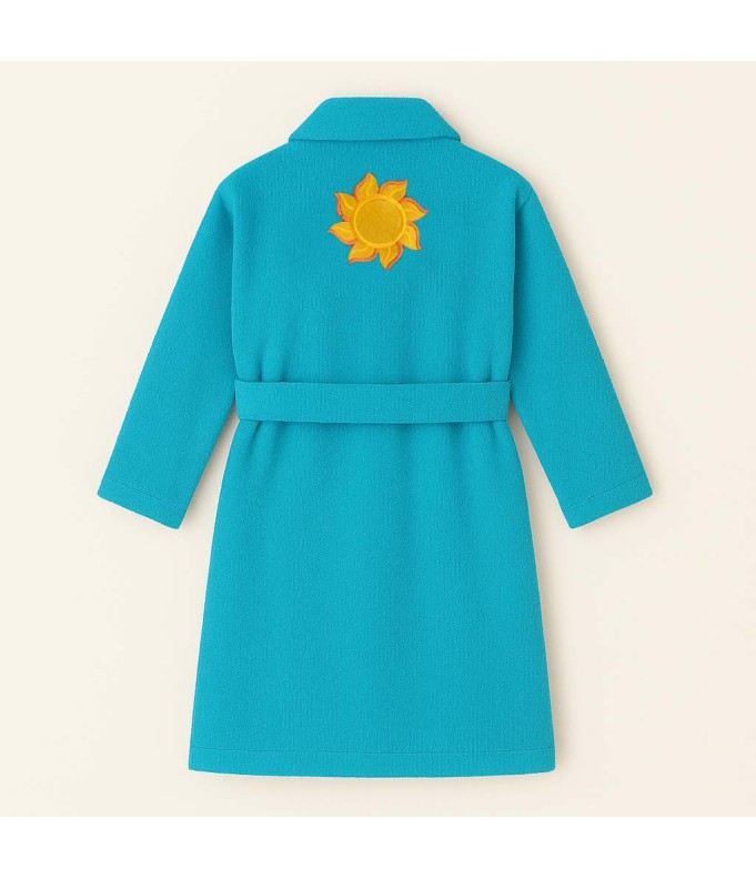 PEIGNOIR BRODÉ ADULTE PERSONNALISÉ DEVANT ET...