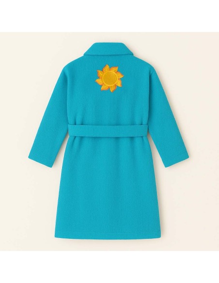 PEIGNOIR BRODÉ ADULTE PERSONNALISÉ DEVANT ET MOTIF DOS SOLEIL 2