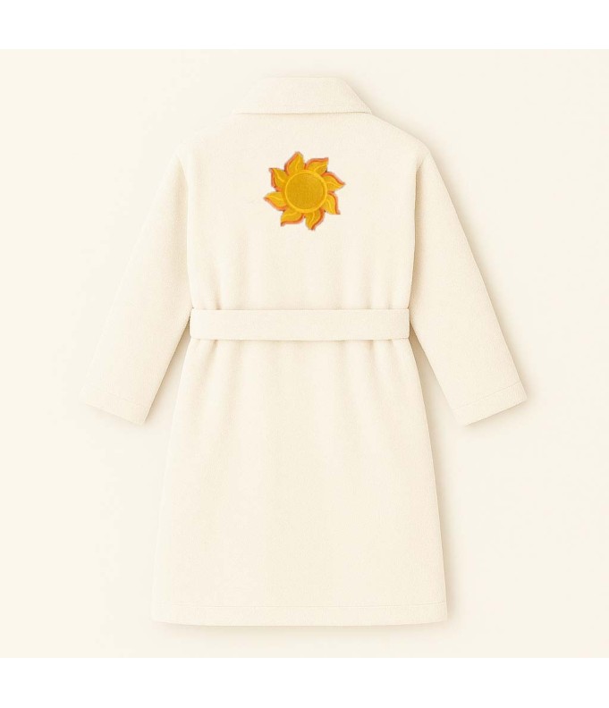 PEIGNOIR BRODÉ ADULTE PERSONNALISÉ DEVANT ET...