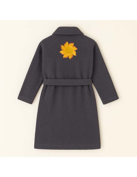 PEIGNOIR BRODÉ ADULTE PERSONNALISÉ DEVANT ET MOTIF DOS SOLEIL 2