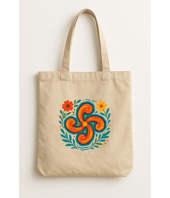 Sac Shopping Croix basque 3