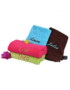 Pack Drap de Bain Personnalisé 70 X 140 cms + Serviette...