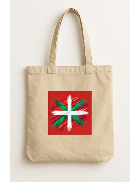 Sac Shopping drapeau basque
