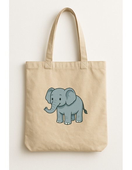 Sac Shopping éléphant