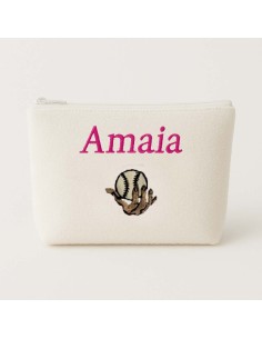 Trousse de toilette personnalisée avec motif  pelote