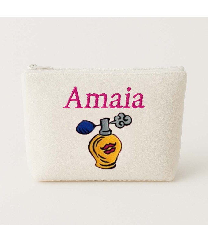 Trousse de toilette personnalisée avec motif...