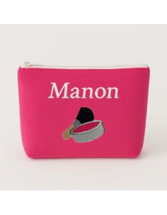 Trousse de toilette personnalisée avec motif  maquillage