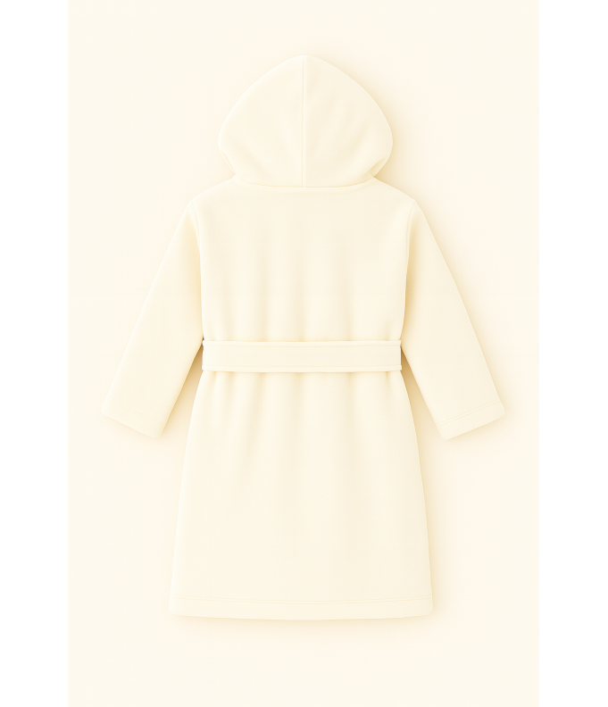 Peignoir brodé enfant personnalisé devant de...