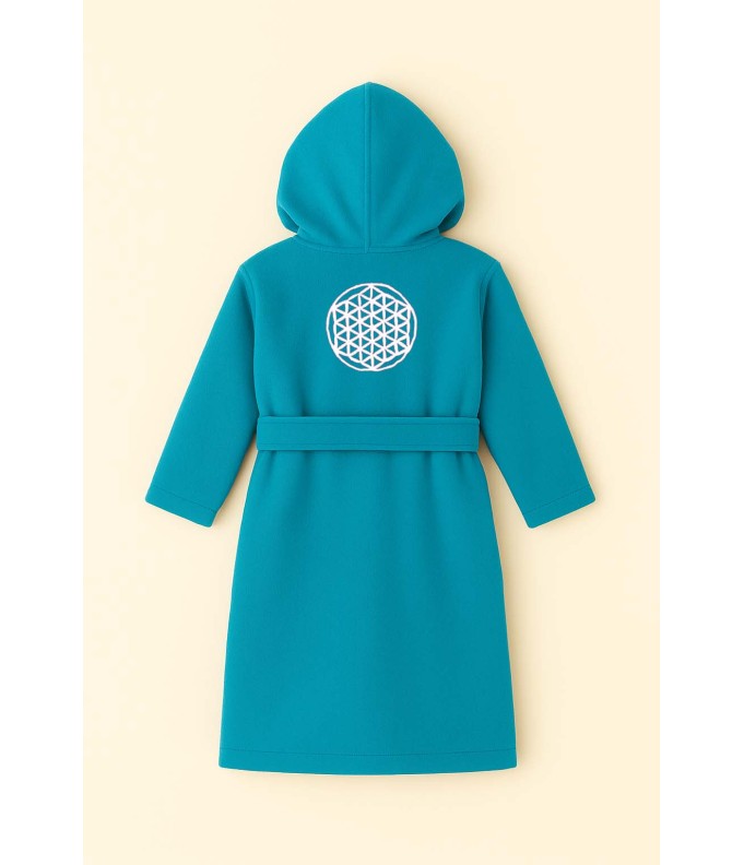 Peignoir brodé enfant 8 à 14 ans personnalisé...