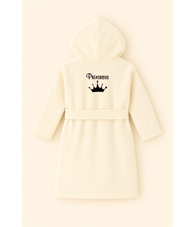 Peignoir brodé enfant 8 à 14 ans personnalisé...