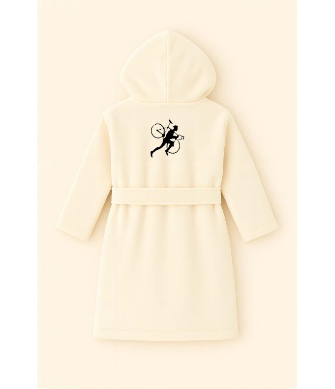 Peignoir brodé enfant 8 à 14 ans personnalisé...