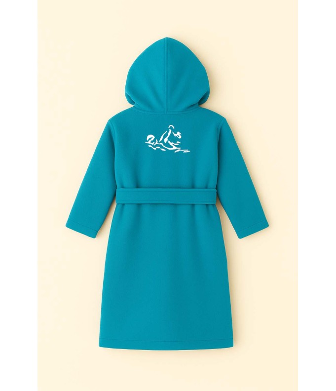 Peignoir brodé enfant 8 à 14 ans personnalisé...