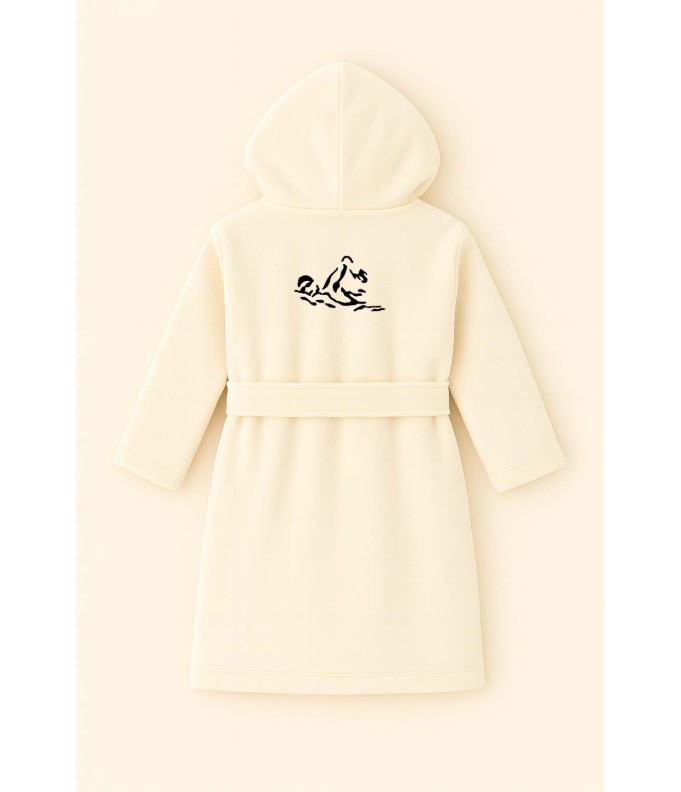 Peignoir brodé enfant 8 à 14 ans personnalisé...