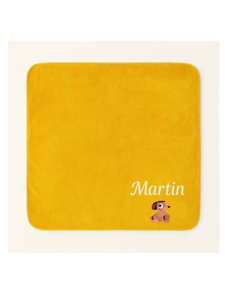 Plaid personnalisé avec motif chien