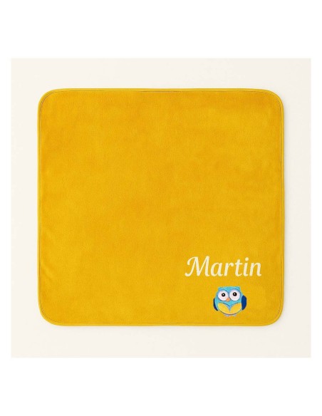 Plaid personnalisé avec motif chouette