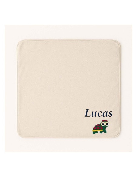 Plaid personnalisé avec motif tortue fille