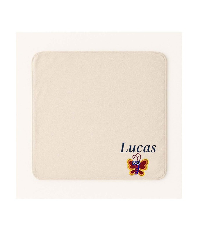 Plaid personnalisé avec motif papillon