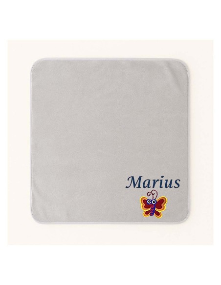 Plaid personnalisé avec motif papillon