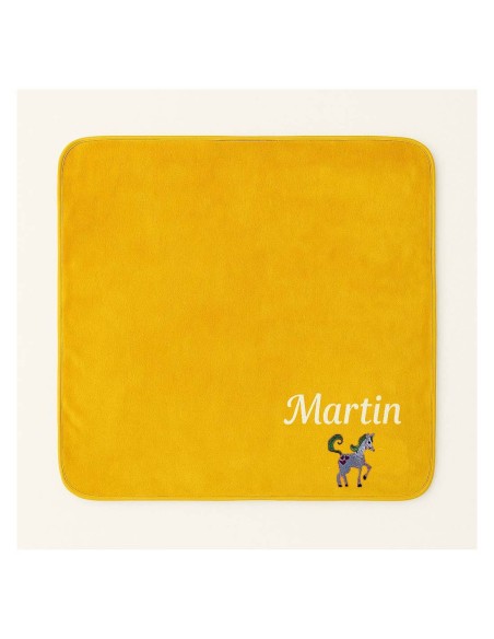 Plaid personnalisé avec motif licorne