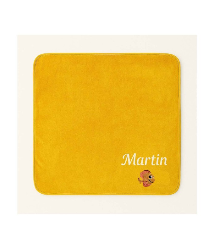 Plaid personnalisé avec motif poisson 2