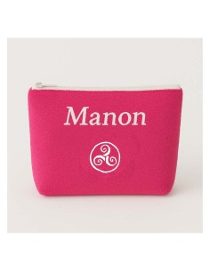 Trousse de toilette personnalisée avec motif triskel