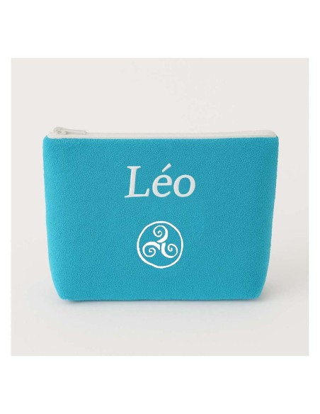 Trousse de toilette personnalisée avec motif triskel