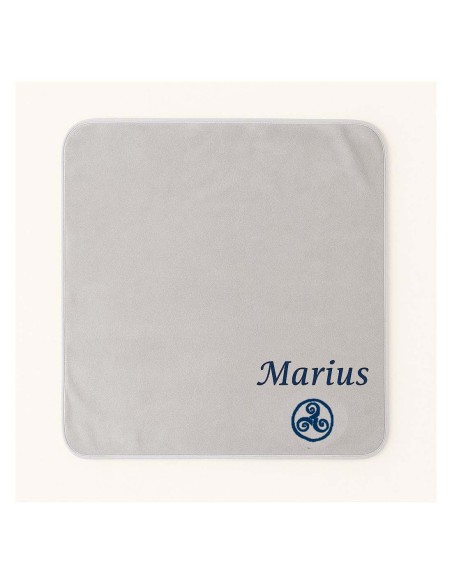 Plaid personnalisé avec motif triskel