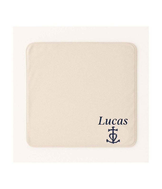 Plaid personnalisé avec motif croix camarguaise