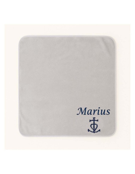 Plaid personnalisé avec motif croix camarguaise