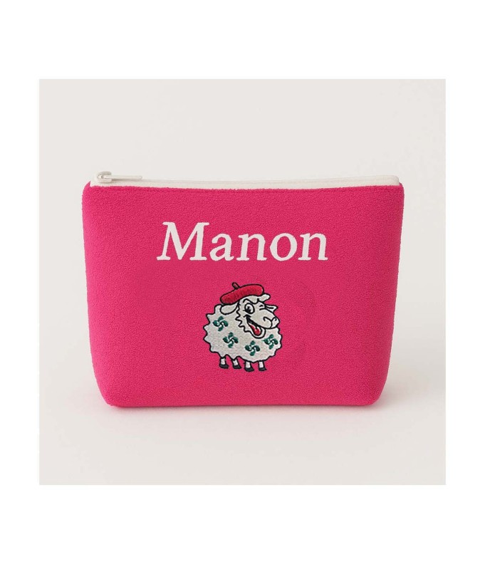 Trousse de toilette personnalisée avec motif...