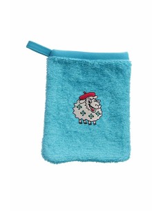 Gant de toilette enfant motif mouton Basque