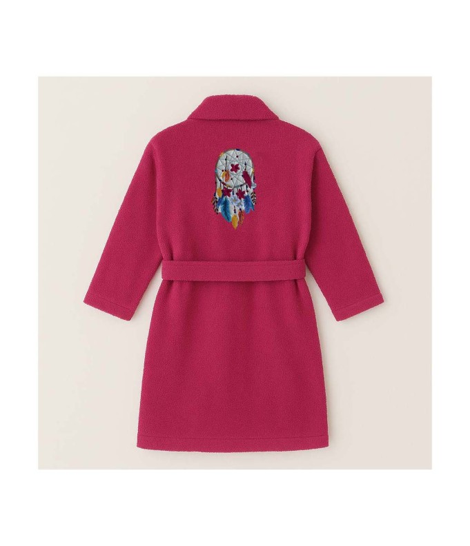 PEIGNOIR BRODÉ ADULTE PERSONNALISÉ DEVANT ET...