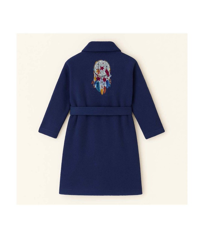 PEIGNOIR BRODÉ ADULTE PERSONNALISÉ DEVANT ET...