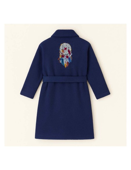 PEIGNOIR BRODÉ ADULTE PERSONNALISÉ DEVANT ET MOTIF DOS ATTRAPE RÊVE 9