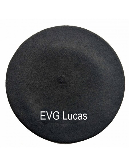 Béret basque EVG noir brodé personnalisé