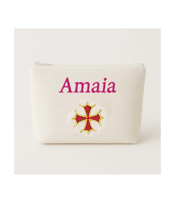 Trousse de toilette personnalisée avec motif...