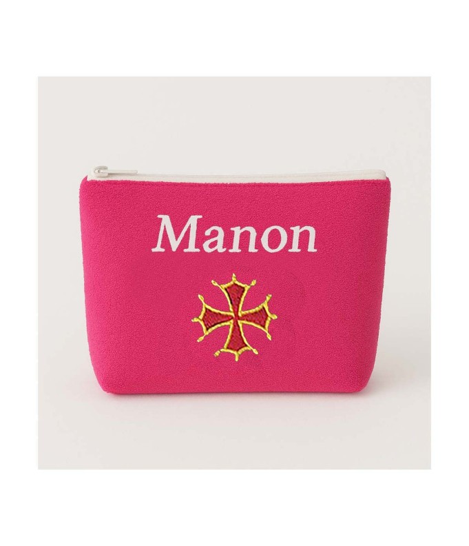 Trousse de toilette personnalisée avec motif...