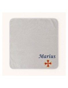 Plaid personnalisé avec motif croix occitane