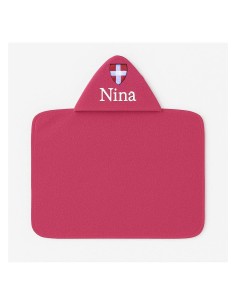 Maxi Cape de bain personnalisée avec motif croix Savoie