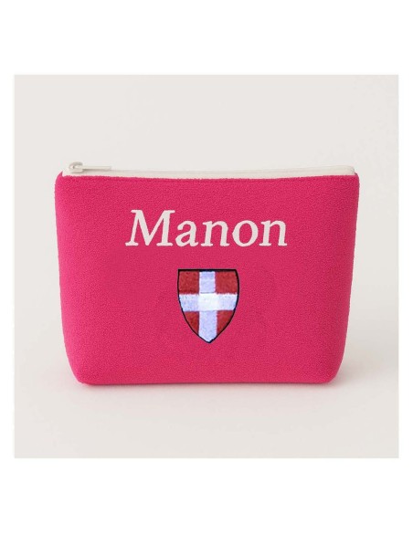 Trousse de toilette personnalisée avec motif croix Savoie