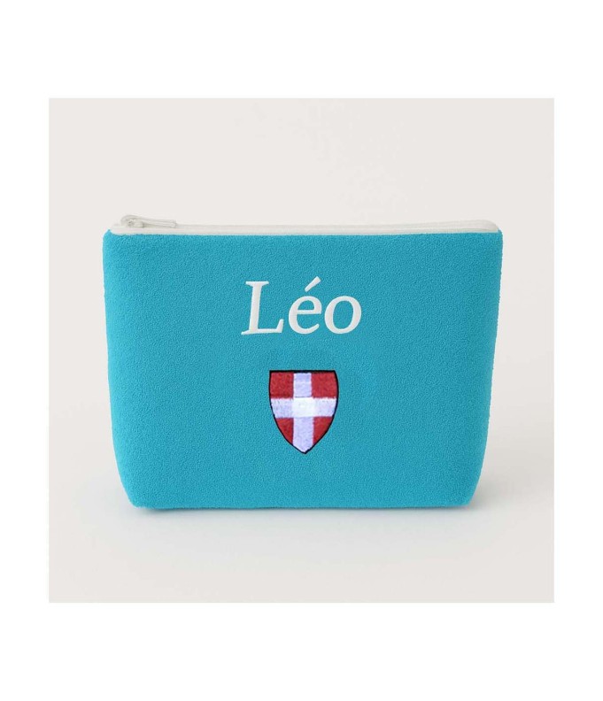 Trousse de toilette personnalisée avec motif...