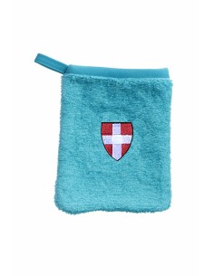 Gant de toilette enfant motif croix Savoie