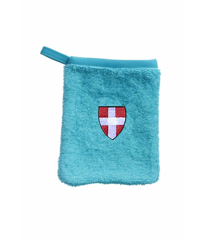Gant de toilette enfant motif croix Savoie